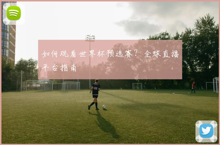 如何观看世界杯预选赛？全球直播平台指南